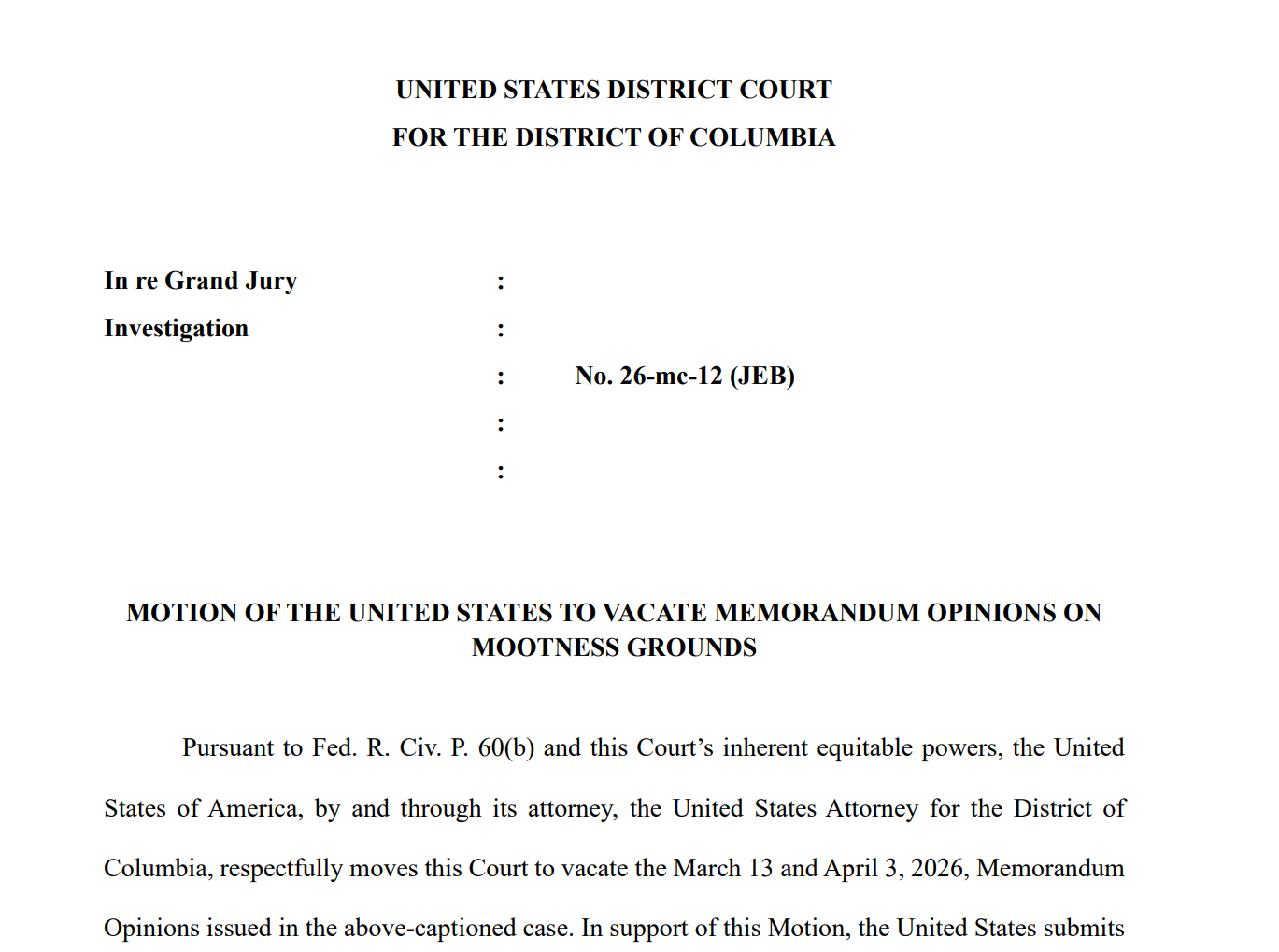 XM官网：挑战鲍威尔失利后 美国首都检察长向法院申请“撤销裁决”